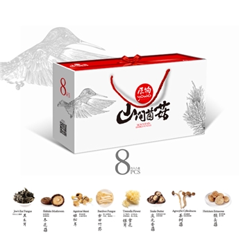 【年货一卡通】原物山间菌茹礼盒496g（包邮）