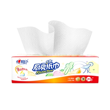 【一卡通支付】 YWD  KDT170 (箱装）心相印70抽塑装无印花厨房纸巾（电商升级版）